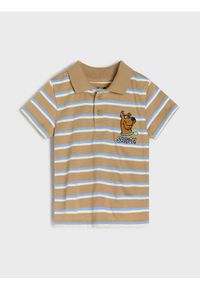 Sinsay - Koszulka polo Scooby-Doo - brązowy. Typ kołnierza: polo. Kolor: brązowy