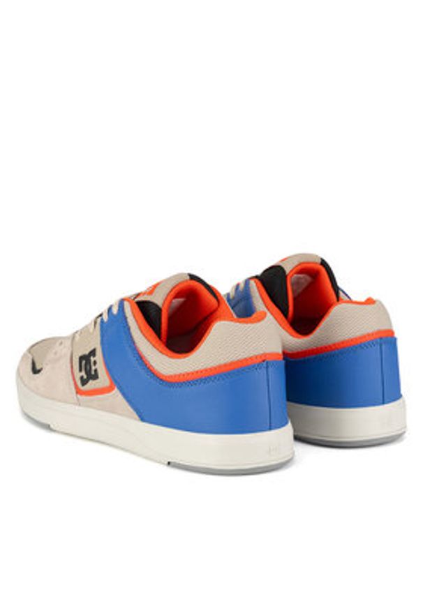 DC Sneakersy CURE ADYS400073-TAU Beżowy. Kolor: beżowy. Materiał: skóra