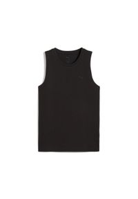 Podkoszulek Puma Her Tank Top, Kobiety. Kolor: czarny. Materiał: bawełna, materiał