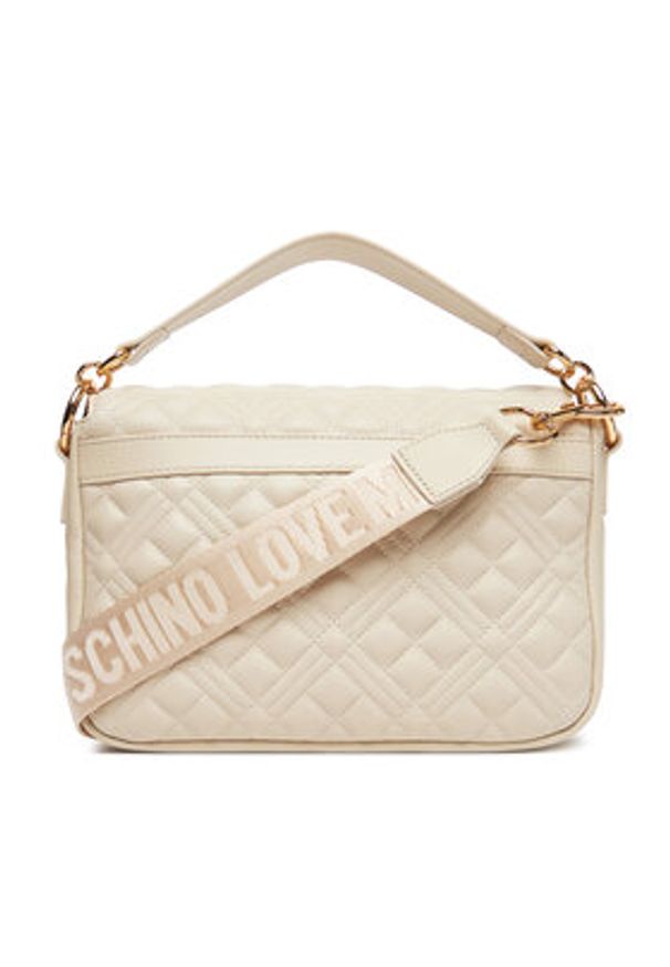 Love Moschino - LOVE MOSCHINO Torebka JC4302PP0MK1211A Écru. Materiał: skórzane