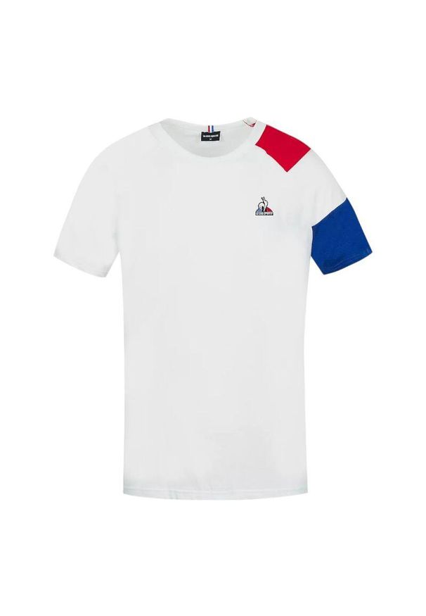 Le Coq Sportif - T-Shirt Homme BAT SP TEE SS N°1 M-2510409 Blanc. Kolor: biały