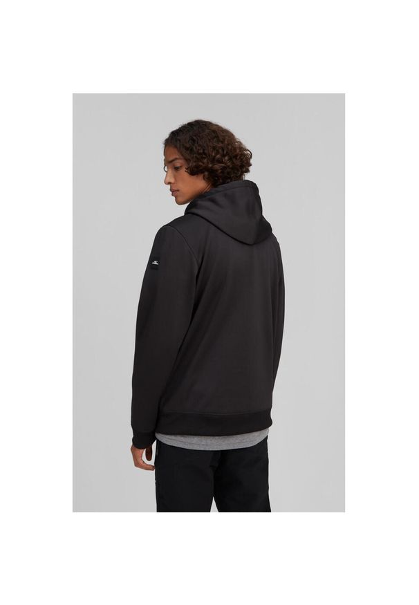 Bluza z kapturem męskie O'Neill Rutile Hooded Fleece. Typ kołnierza: kaptur. Kolor: czarny. Materiał: poliester, materiał