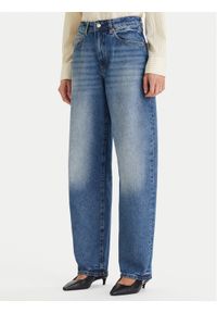 TOMMY HILFIGER - Tommy Hilfiger Jeansy WW0WW48535 Niebieski Barrel Fit. Kolor: niebieski #1