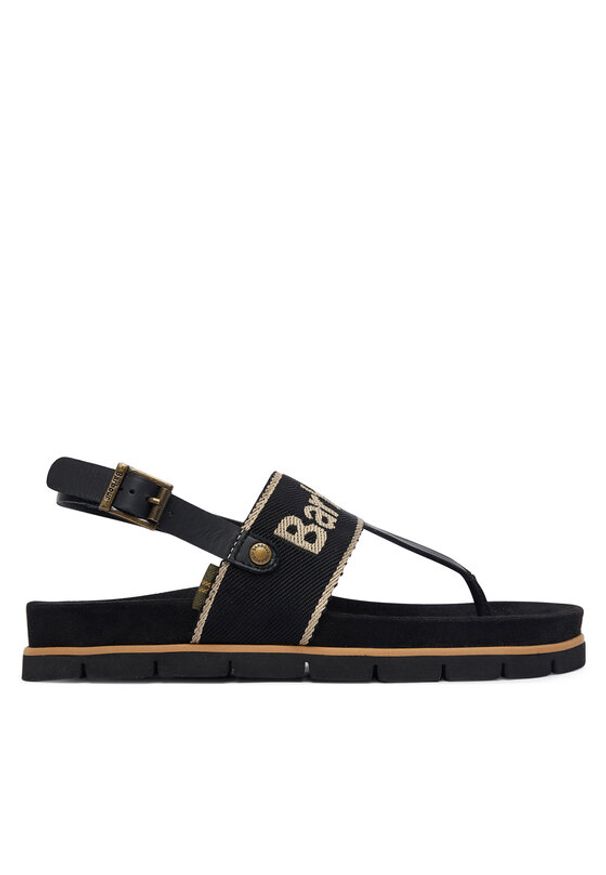 Barbour Sandały Lumley LFO0802BK72 Czarny. Kolor: czarny. Materiał: materiał