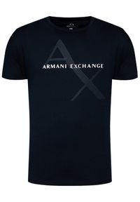 Armani Exchange T-Shirt 8NZT76 Z8H4Z 1510 Granatowy Regular Fit. Kolor: niebieski. Materiał: bawełna #1