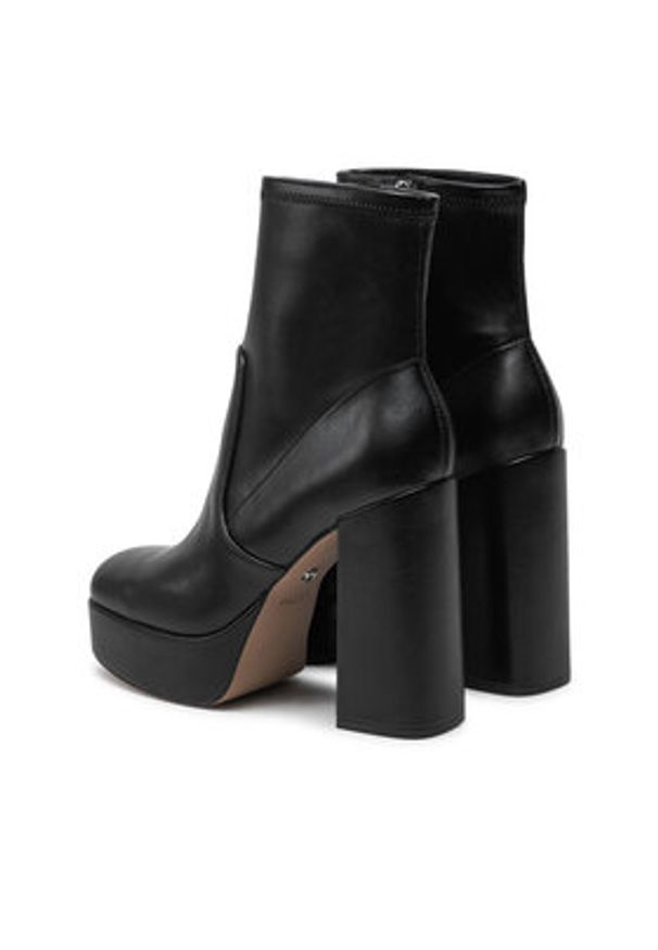 Aldo Botki Valeris 13814101 Czarny. Kolor: czarny. Materiał: skóra