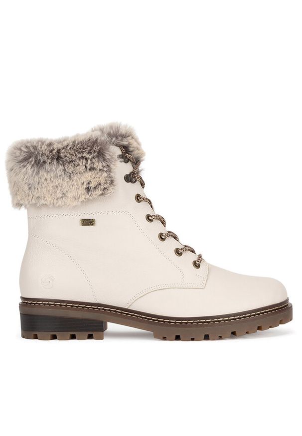 Trzewiki Remonte. Kolor: biały