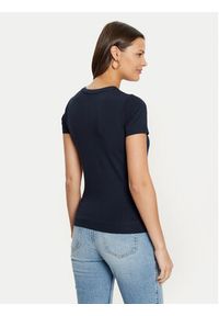 Guess Jeans T-Shirt W4YI03 J1314 Granatowy Regular Fit. Kolor: niebieski. Materiał: bawełna