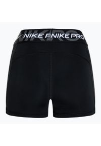 Spodenki treningowe damskie Nike Pro Mid Rise 3". Kolor: czarny