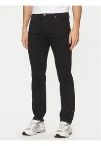 Jack & Jones - Jack&Jones Jeansy Mike 12246951 Czarny Tapered Fit. Kolor: czarny