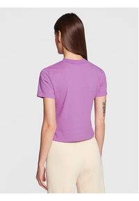 Calvin Klein Jeans T-Shirt J20J220276 Fioletowy Regular Fit. Kolor: fioletowy. Materiał: bawełna #4