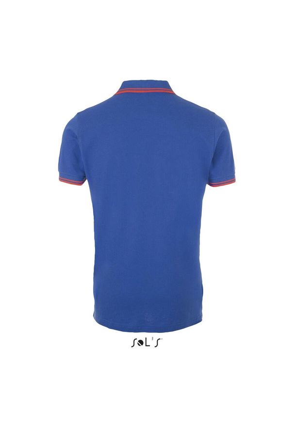 SOL'S - Polo Sol's Pasadena. Typ kołnierza: polo. Kolor: niebieski. Styl: elegancki