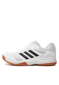 Adidas - adidas Buty halowe Speedcourt Indoor IE8032 Biały. Kolor: biały. Materiał: materiał #5