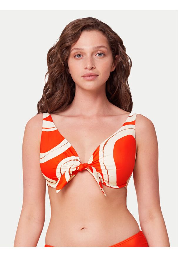 Triumph Góra od bikini Summer Allure 10214577 Pomarańczowy. Kolor: pomarańczowy. Materiał: syntetyk