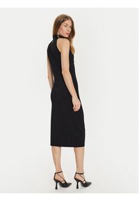 TwinSet - TWINSET Sukienka dzianinowa 242TF3030 Czarny Slim Fit. Kolor: czarny. Materiał: syntetyk #3