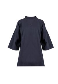 Yeezy Gap Engineered by Balenciaga - Yeezy Gap Engineered By Balenciaga T-Shirt "Logo" | 719614 TMVQ2 | Mężczyzna | Granatowy. Kolor: niebieski. Materiał: bawełna. Wzór: nadruk