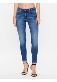 Guess Jeansy W3YAJ3 D52Q2 Niebieski Skinny Fit. Kolor: niebieski #1