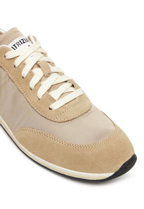 Patrizia Pepe Sneakersy 2Z0054 V040 Beżowy. Kolor: beżowy. Materiał: materiał