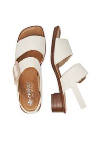 Rieker Sandały 62663-60 Écru. Materiał: syntetyk, materiał #5