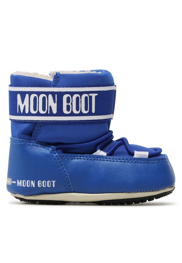 Śniegowce Moon Boot. Kolor: niebieski