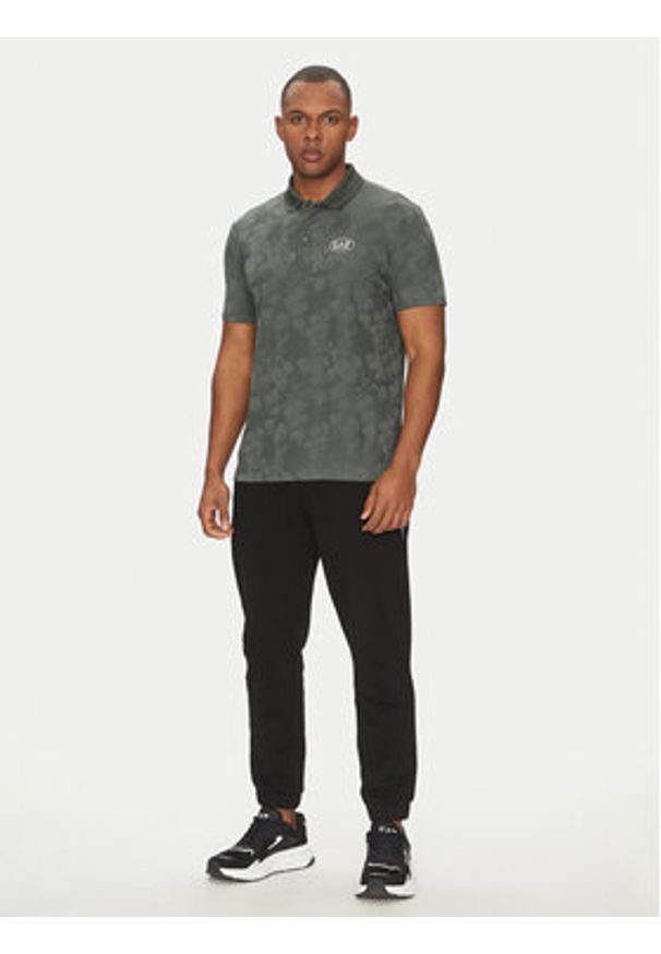 EA7 Emporio Armani Polo 7M000049 AF13917 U8109 Szary Regular Fit. Typ kołnierza: polo. Kolor: szary. Materiał: syntetyk