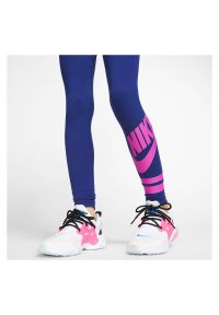 Spodnie Nike Sportswear Jr 939447. Materiał: materiał. Wzór: napisy #4