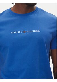 TOMMY HILFIGER - Tommy Hilfiger T-Shirt UM0UM03525 Niebieski Regular Fit. Kolor: niebieski. Materiał: bawełna #3