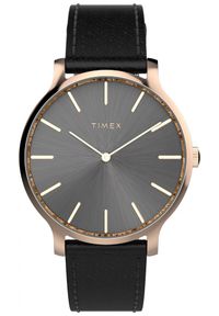 Timex - TIMEX ZEGAREK Transcend TW2W19800. Materiał: skóra