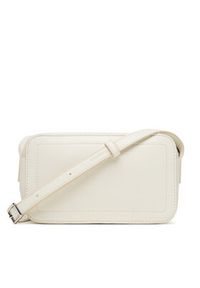 Calvin Klein Torebka Bold Ck Camera Bag LV04F3220G Biały. Kolor: biały. Materiał: skórzane #4