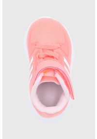 Adidas - adidas - Buty dziecięce Runfalcon 2.0 GX3544. Nosek buta: okrągły. Zapięcie: rzepy. Kolor: różowy. Materiał: guma #3
