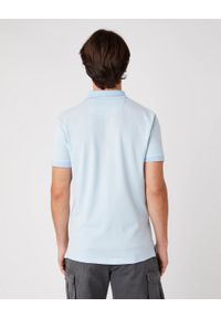 Wrangler - MĘSKIE POLO WRANGLER SS REFINED POLO CERULEAN BLUE W7AFKHXVT. Typ kołnierza: polo #2