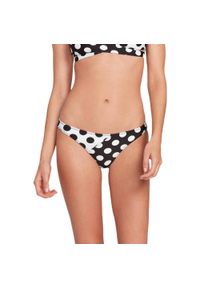 Dół od bikini Volcom Its A New Dot. Kolor: czarny. Materiał: elastan, poliester