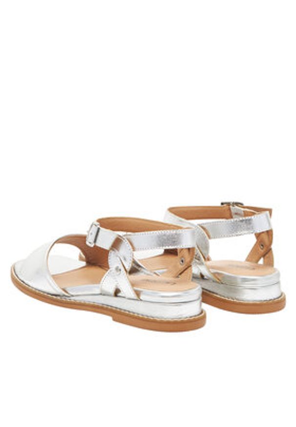 Lasocki Sandały WI33-CS853-HM-03 Srebrny. Kolor: srebrny. Materiał: skóra