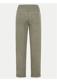 Olsen Spodnie materiałowe 14002162 Zielony Regular Fit. Kolor: zielony. Materiał: len #4