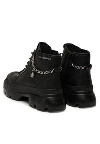 Karl Lagerfeld - KARL LAGERFELD Trapery Trekka Max Lock KL43542 Czarny. Kolor: czarny. Materiał: skóra #3