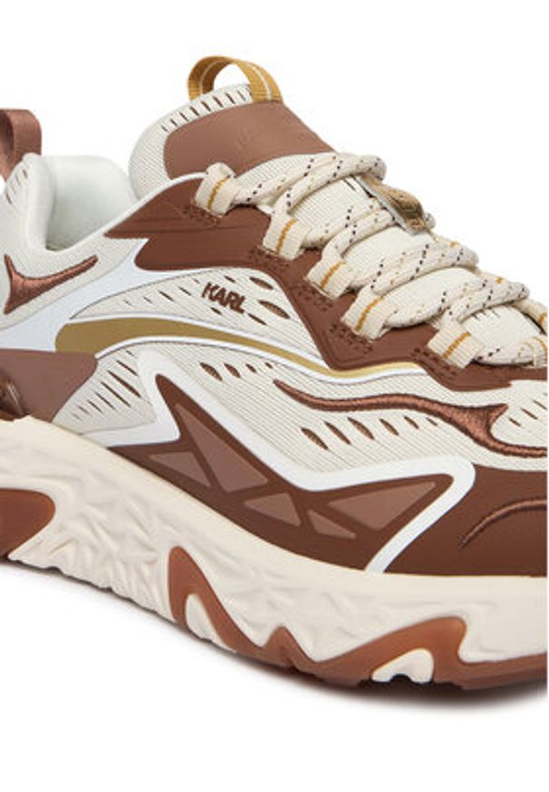 Karl Lagerfeld - KARL LAGERFELD Sneakersy Blaze KL62422 Brązowy. Kolor: brązowy. Materiał: materiał
