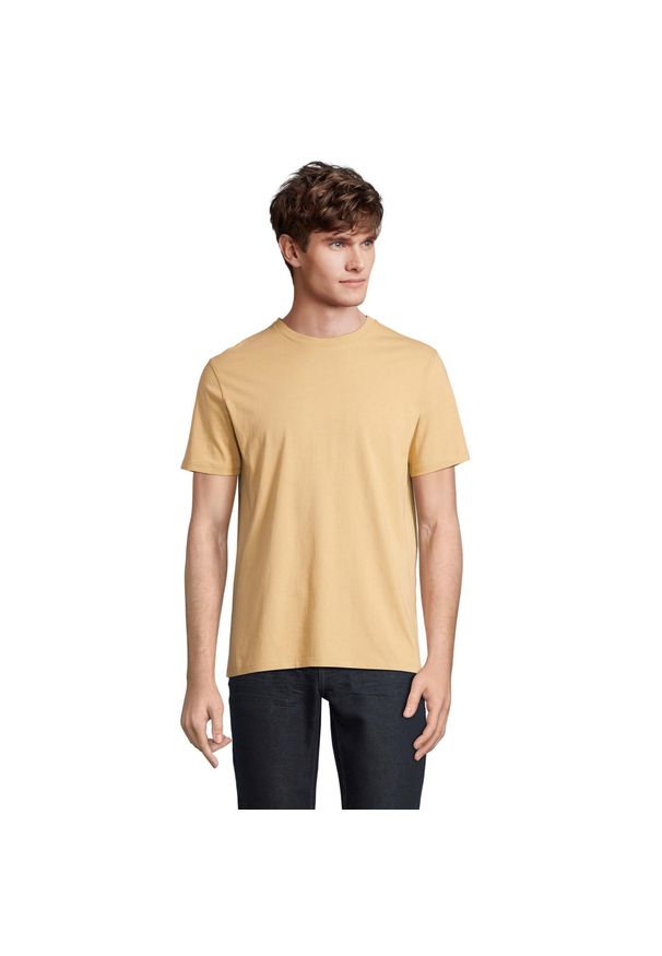SOL'S - Koszulka Organiczna Unisex Dla Dorosłych Legend. Kolor: beżowy. Sport: turystyka piesza