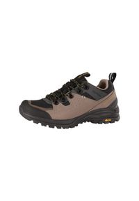 ALPINE PRO - Buty trekkingowe niskie unisex Alpine Pro Omere Vibram. Wysokość cholewki: przed kostkę. Kolor: brązowy. Szerokość cholewki: normalna