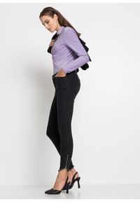 bonprix - Dżinsy Skinny, mid waist ze stretchem. Kolor: czarny #3