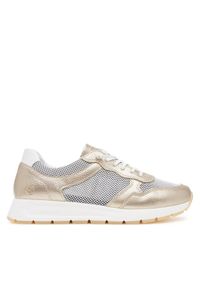 Remonte Sneakersy D2G03-90 Złoty. Kolor: złoty. Materiał: materiał