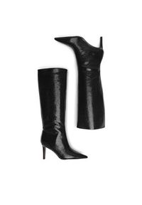 Nine West Kozaki WFA3425-1 Czarny. Kolor: czarny. Materiał: materiał #2