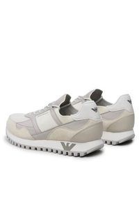 Emporio Armani Sneakersy X4X616 XN632 S730 Beżowy. Kolor: beżowy. Materiał: skóra, zamsz #4