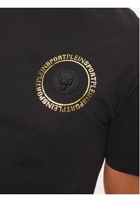 Plein Sport T-Shirt AADC MTK7938 STE001N Czarny Regular Fit. Kolor: czarny. Materiał: bawełna. Styl: sportowy #4