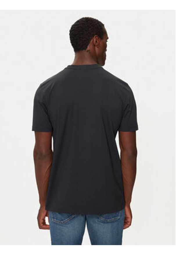 BOSS - Boss T-Shirt Tee V 50506347 Granatowy Regular Fit. Kolor: niebieski. Materiał: bawełna