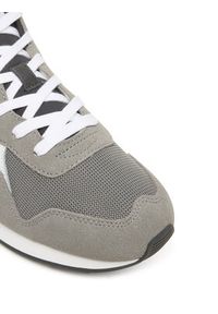 TOMMY HILFIGER - Tommy Hilfiger Sneakersy Runner Icon Mix FM0FM05679 Szary. Kolor: szary. Materiał: zamsz, skóra #2