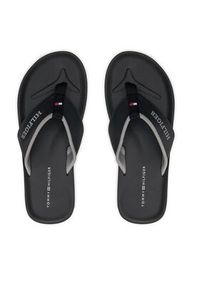 TOMMY HILFIGER - Tommy Hilfiger Japonki Comfort Hilfiger Beach Sandal FM0FM05029 Czarny. Kolor: czarny #6