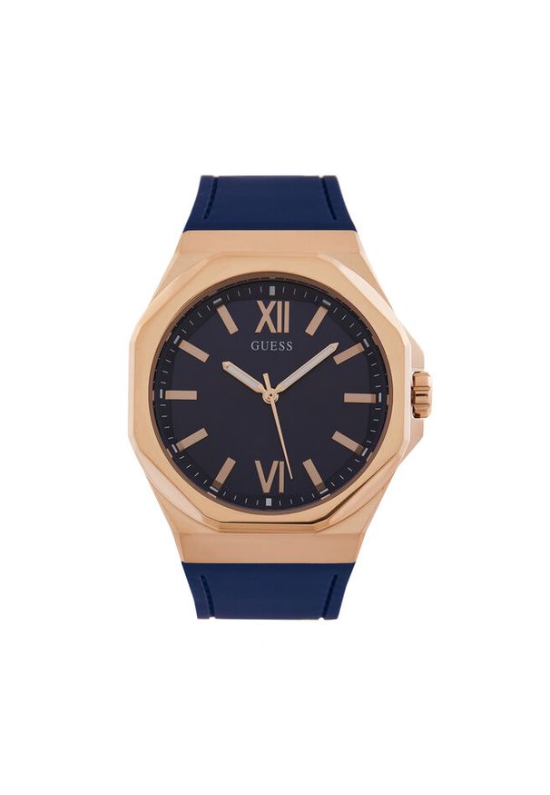 Zegarek Guess. Kolor: niebieski