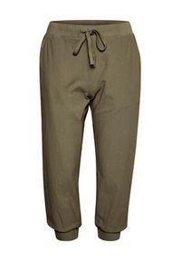 Kaffe Spodnie materiałowe Naya 10502803 Zielony Regular Fit. Kolor: zielony. Materiał: bawełna #5