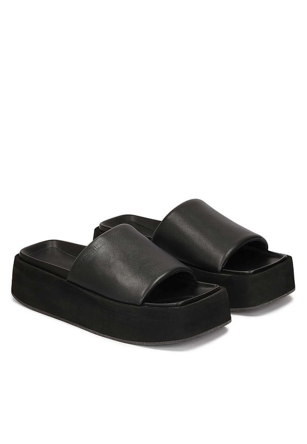 Klapki Kazar Studio Brigit 80781-01-00 Czarny. Kolor: czarny