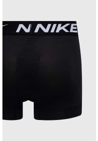 Nike bokserki 3-pack męskie kolor czarny. Kolor: czarny. Materiał: tkanina, skóra, włókno #4
